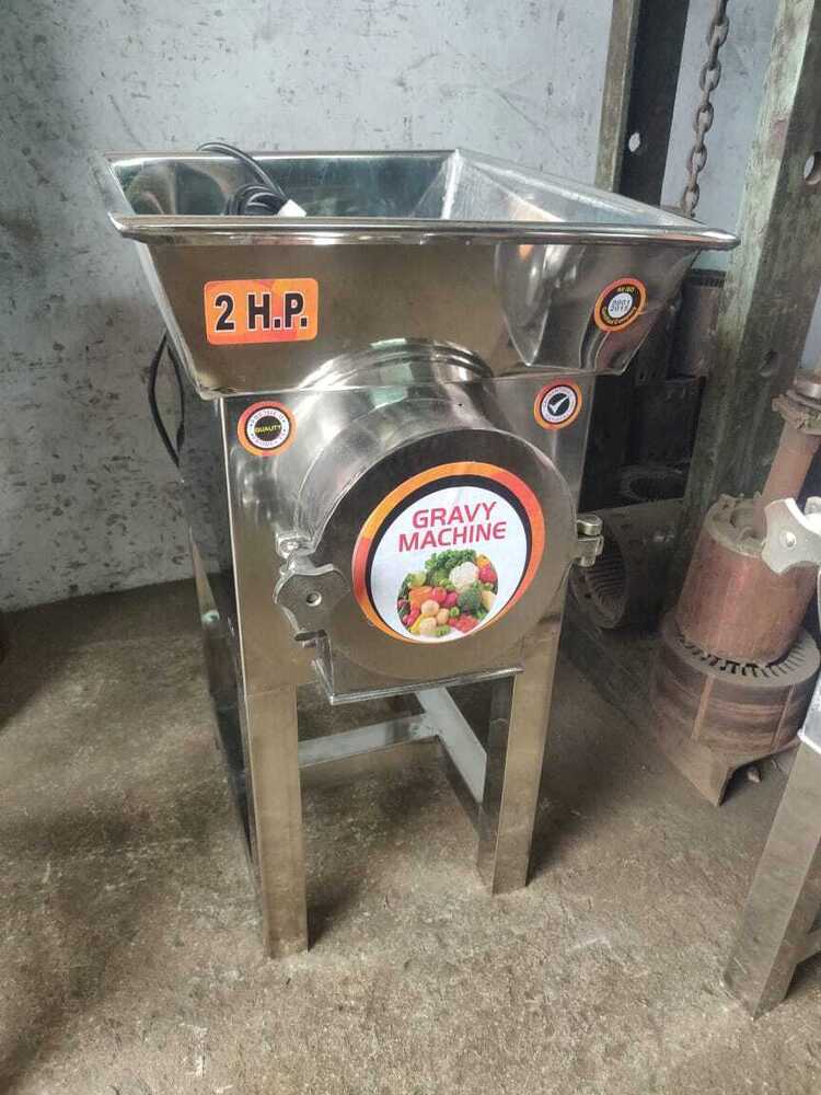 3 Hp Super Deluxe Gravy Machine - Capacity: 35 Kg/hr