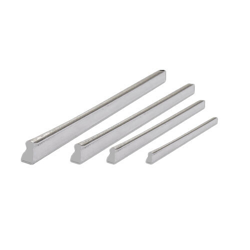 Profile Bars - Stainless Steel 304, Standard Size, Silver Color | Industrial Application, Polished Surface Finish