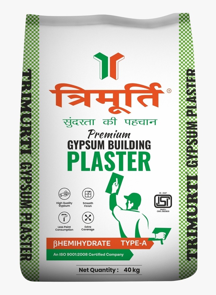 Trimurti 20 Kg Gypsum Plaster (Plaster of Paris)