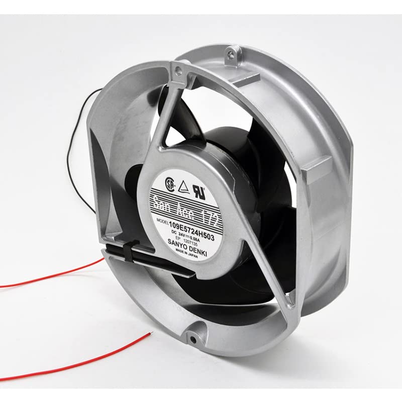109E5724H503 24V 0.58A 172 * 150 * 51 Aluminum Frame High Air Volume Cooling Fan
