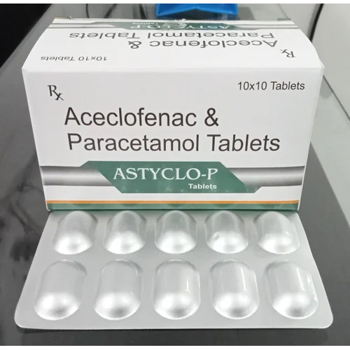 Aceclofenac100mg And Paracetamol 325mg Tablet