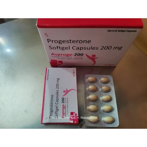 Progesterone Softgel Capsules 200 mg