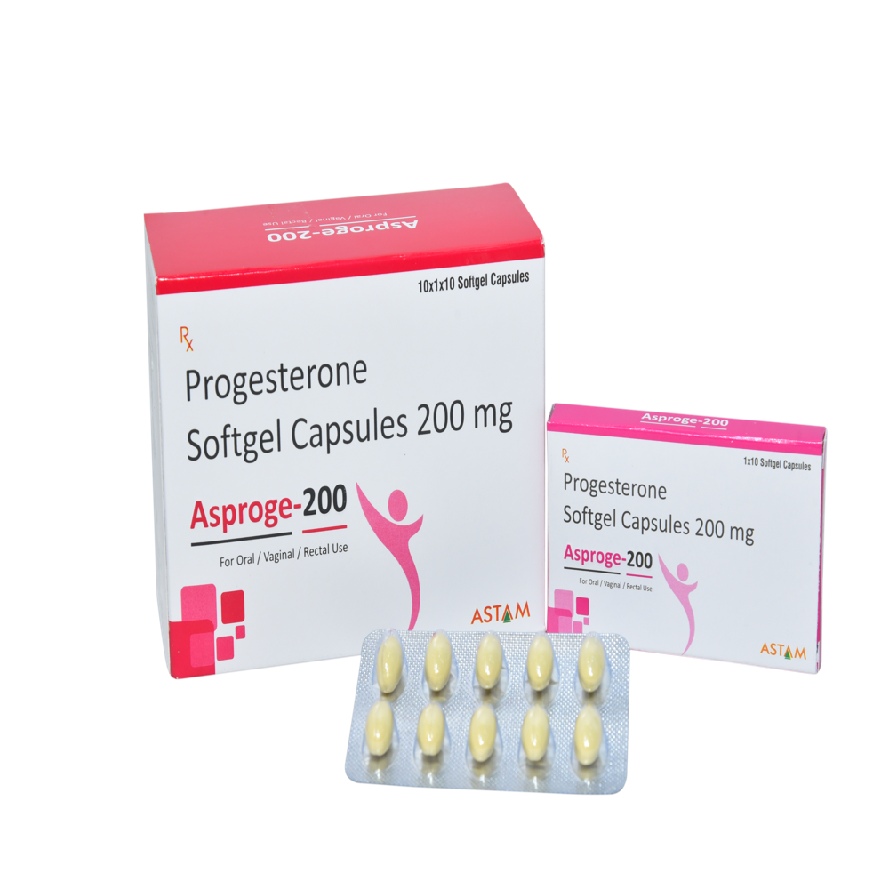 Progesterone Softgel Capsules 200 mg