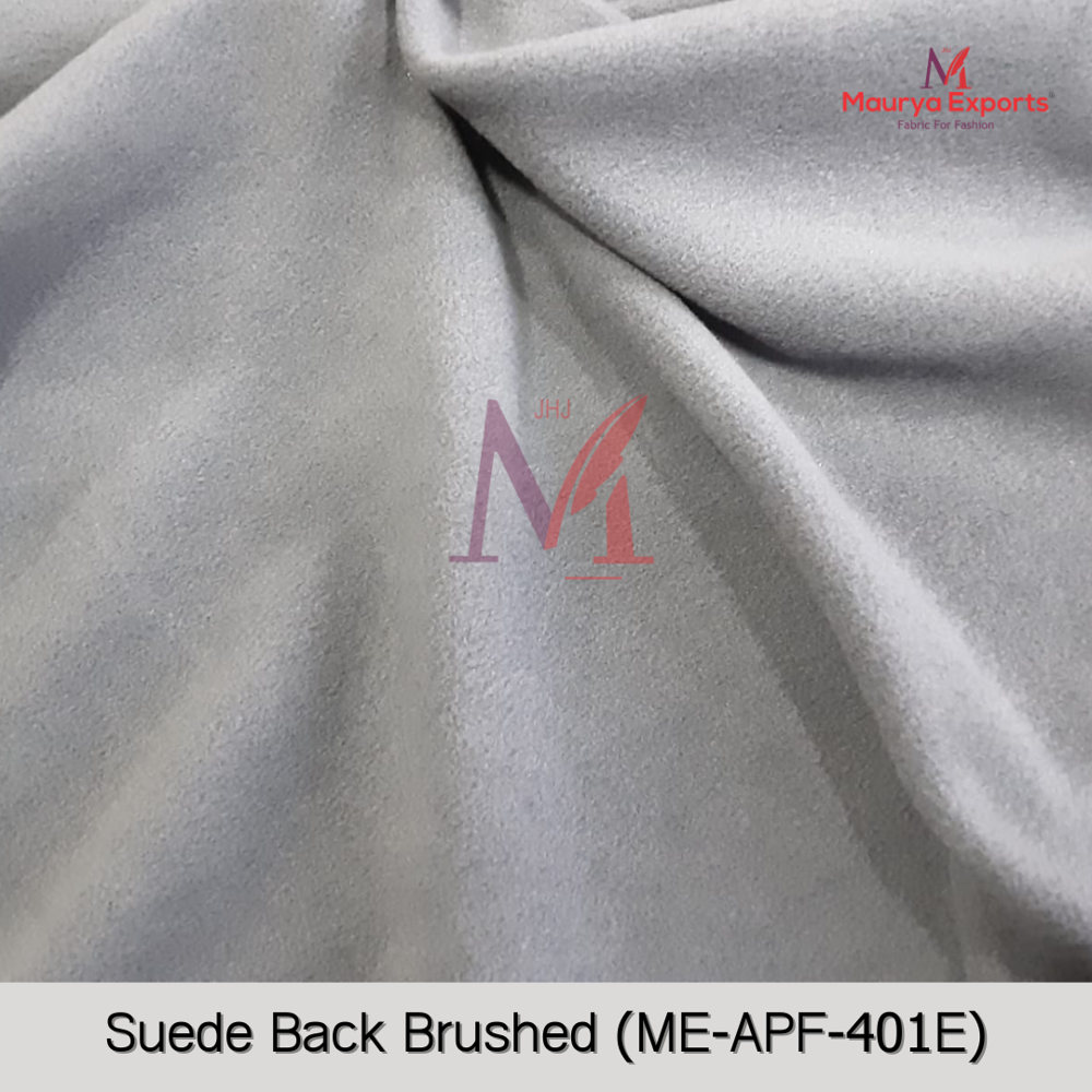 Polyester Suede Back Side Brushed Fabric - Application: Apparel