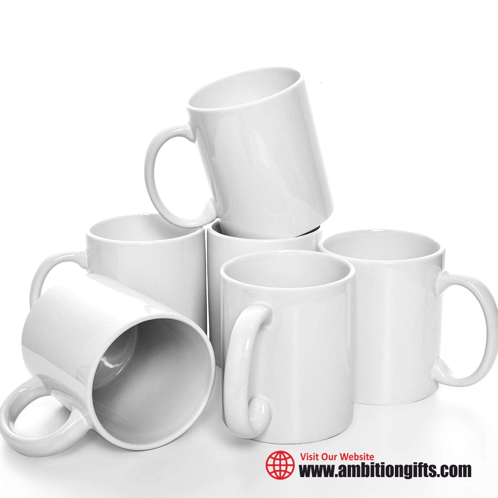 Promotional Ceramic White Mugs AAA