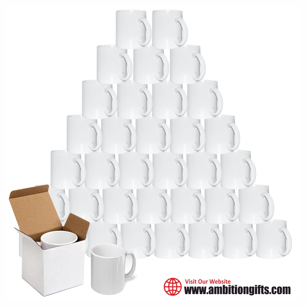 Promotional Ceramic White Mugs AAA
