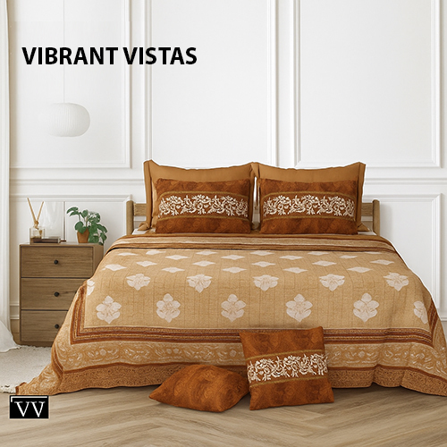 2102 Cotton Bed Sheet - Color: Multicolor