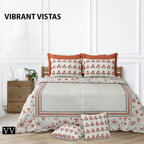 2103 Cotton Bed Sheet - Color: Multicolor