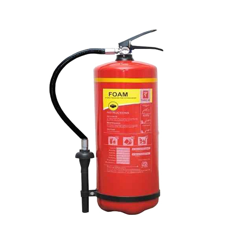 Mechanical Foam Type Fire Extinguisher - Metal, Red Cylinder, User-Friendly Design | Ideal for Class A Fire Hazards in Homes & Industries
