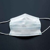 Disposable Face Mask - Cotton Material, Light Blue Color | Easy To Use, Suitable For All Ages, Ideal For Hospitals And Clinics