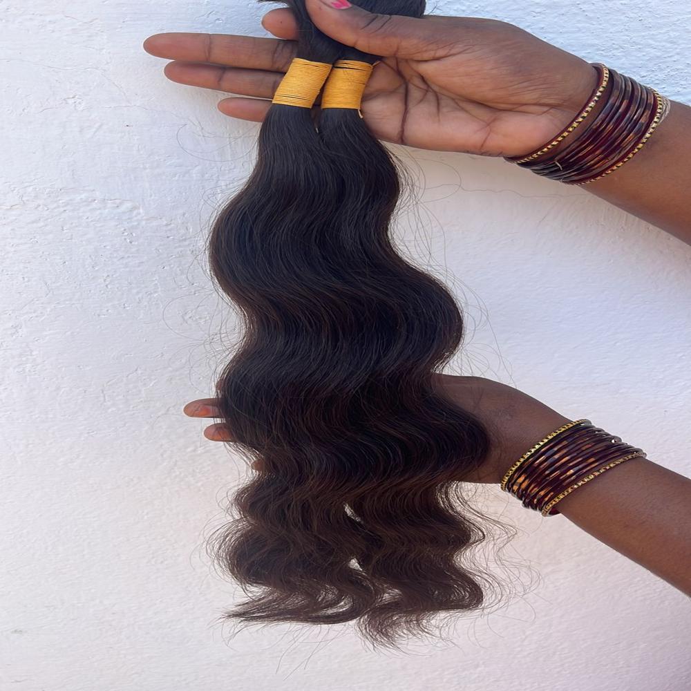 Raw human hair
