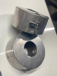 Ss Box Type Flange Guard - Color: Silver