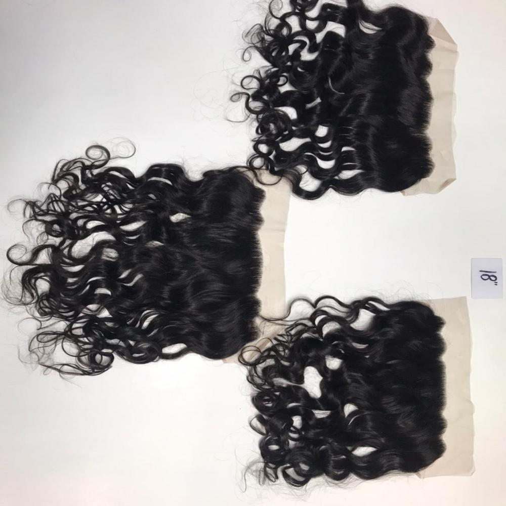 Blonde frontal  human hair 