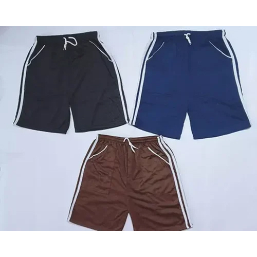Men Striped Cotton Shorts