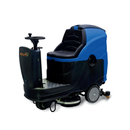 Ride on driver scrubber