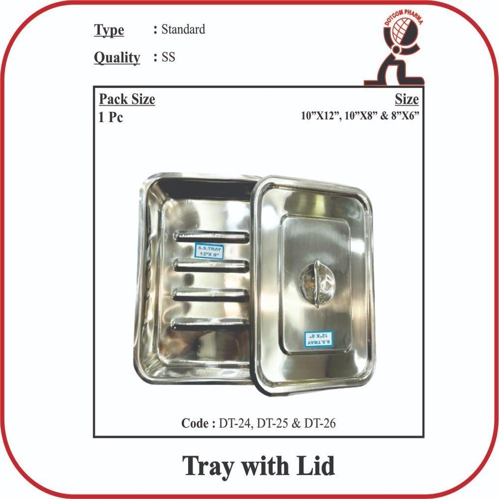 Instrument Tray With Lid(8x6)0.33mm - Application: Medical