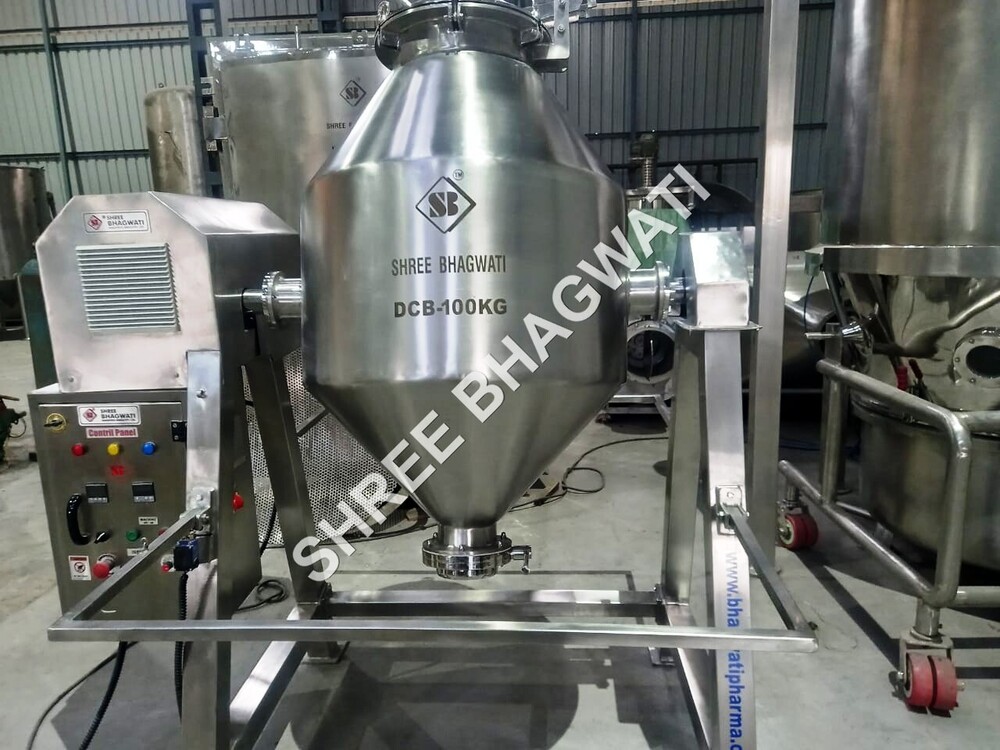 Double Cone Blender  - 100 Kgs