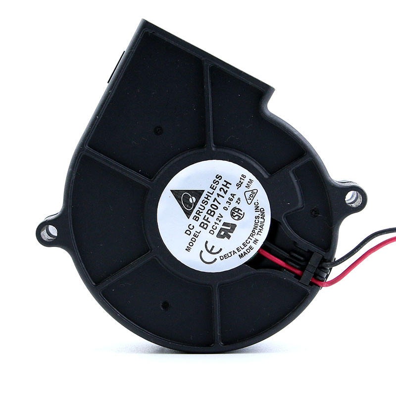 Delta BFB0712H 12VDC 0.36A 75*75*30MM 7530 7CM Original Brand-new Double Ball Bearings Turbine Centrifugal Blower
