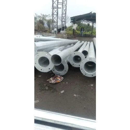 Mini High Mast Pole - Color: Silver