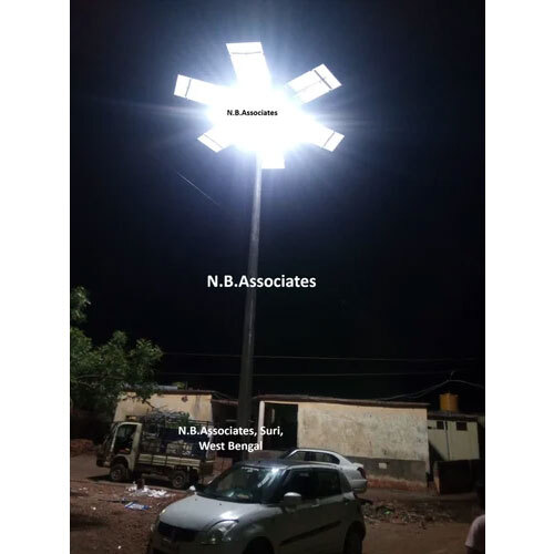 Solar High Mast Lighting Pole