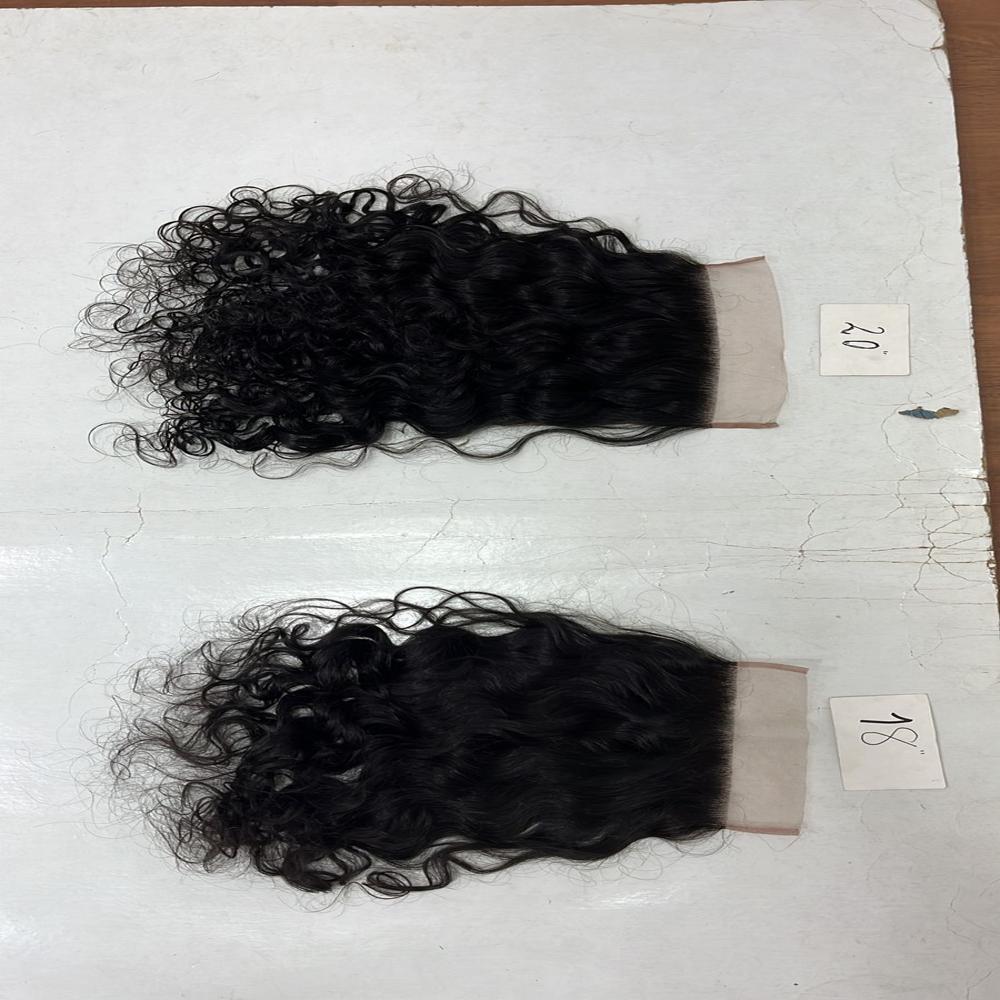 Human hair closure 