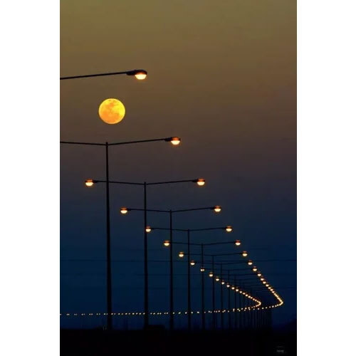 Dual Arm Street Light Pole