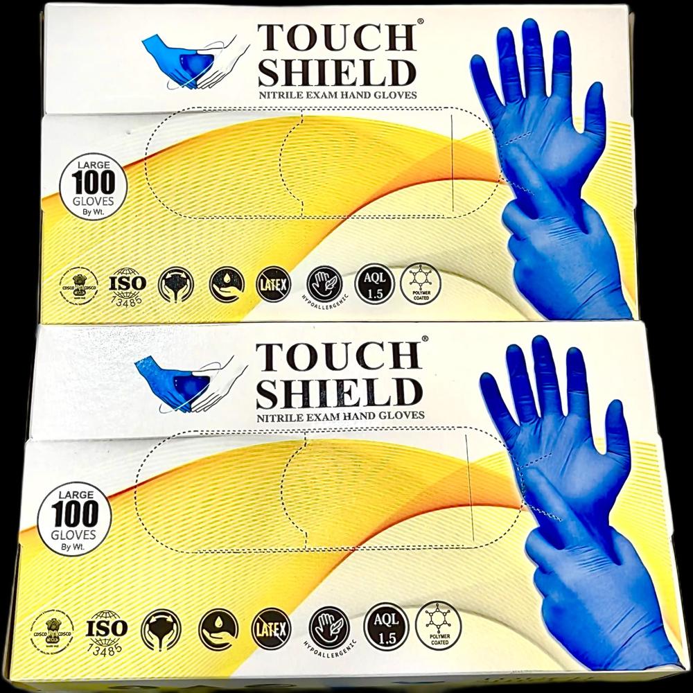 Touch Shield Hand Gloves (Large) - Attributes: High Quality