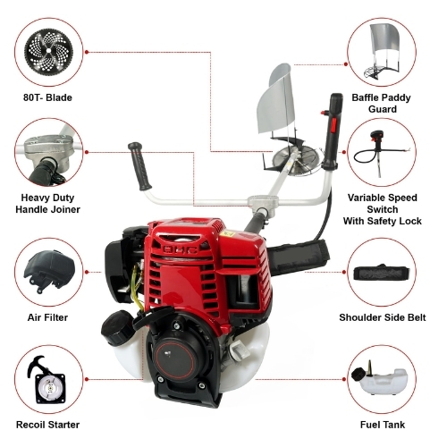 HONDA  GX-35CC SIDE PACK BRUSH CUTTER