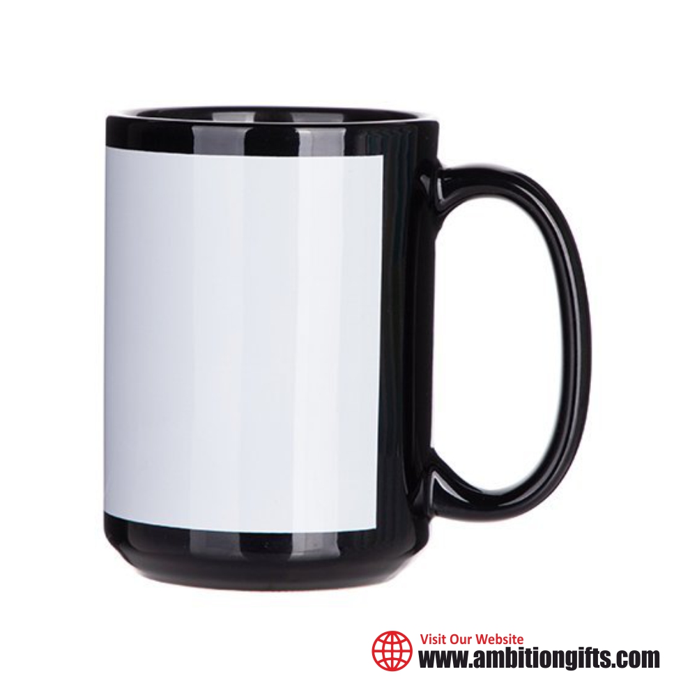 Black Patch Mug 15oz - Capacity: 200 Milliliter (Ml)