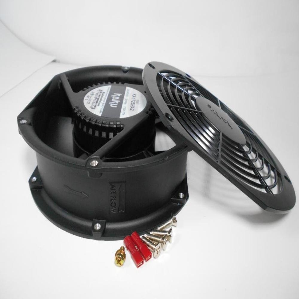 KA1725HA2 220-240V 50/60Hz 172mm x 150mm x 51mm Waterproof Full Metal 0.20/0.17A Circular Axial Air Blower Cooling Fan