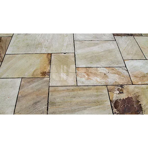 फॉसिल मिंट सैंडस्टोन पैविंग