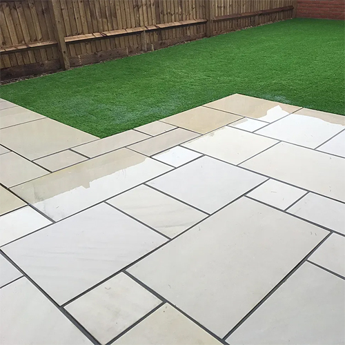 White Mint Sandstone - Application: Patios