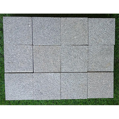 Grey Granit Flamed Cobbles