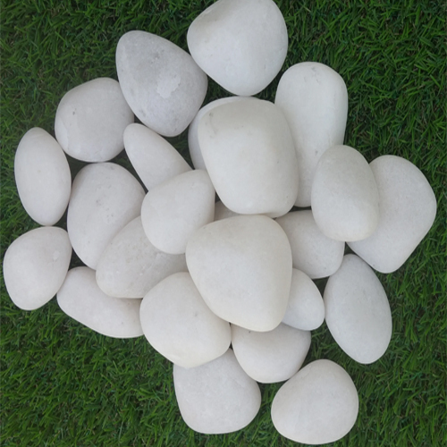 Snow White Quartz Pebbles