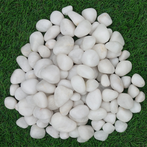 White Marble Polished Pebbles