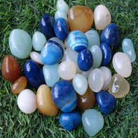 Natural Onyx Pebbles - Size: Various