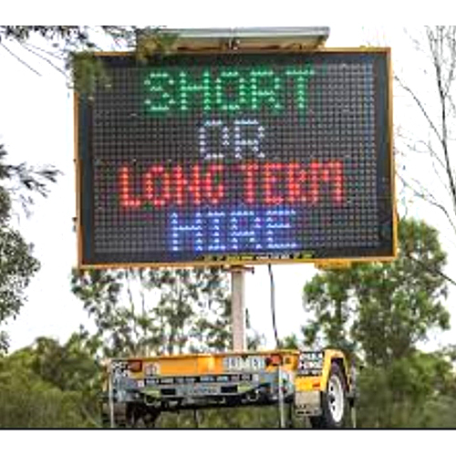 Variable Massage Sign Board - Application: Outdoor Advertisment