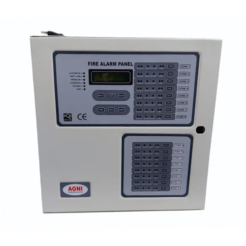 10 Zone Agni Fire Alarm Control Panel - Color: White