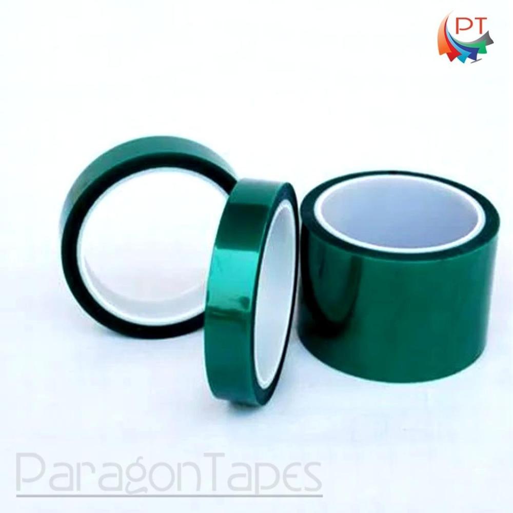 Heat Resistant PET Backing Powder Coating Green Polyester Tape