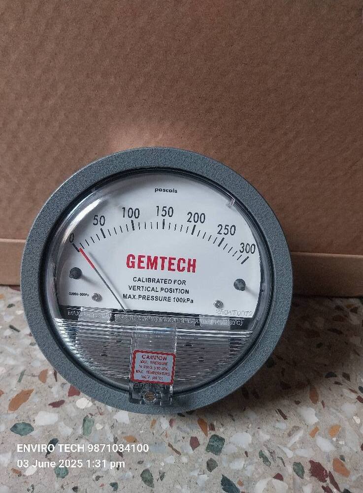 Wholesaler GEMTECH DIFFERENTIAL PRESSURE GAUGE FROM Digha West Bengal
