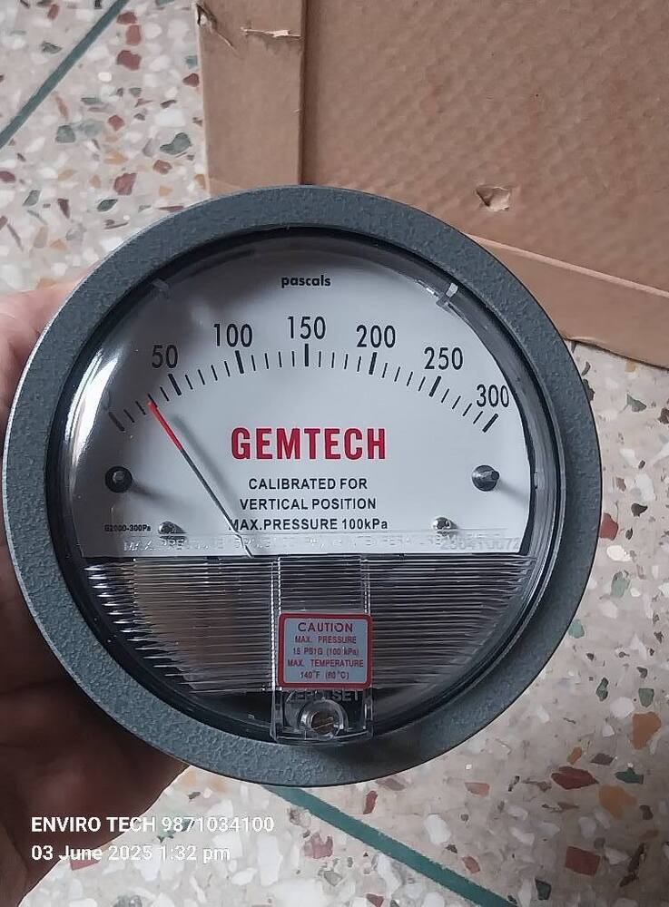 Wholesaler GEMTECH DIFFERENTIAL PRESSURE GAUGE FROM Digha West Bengal