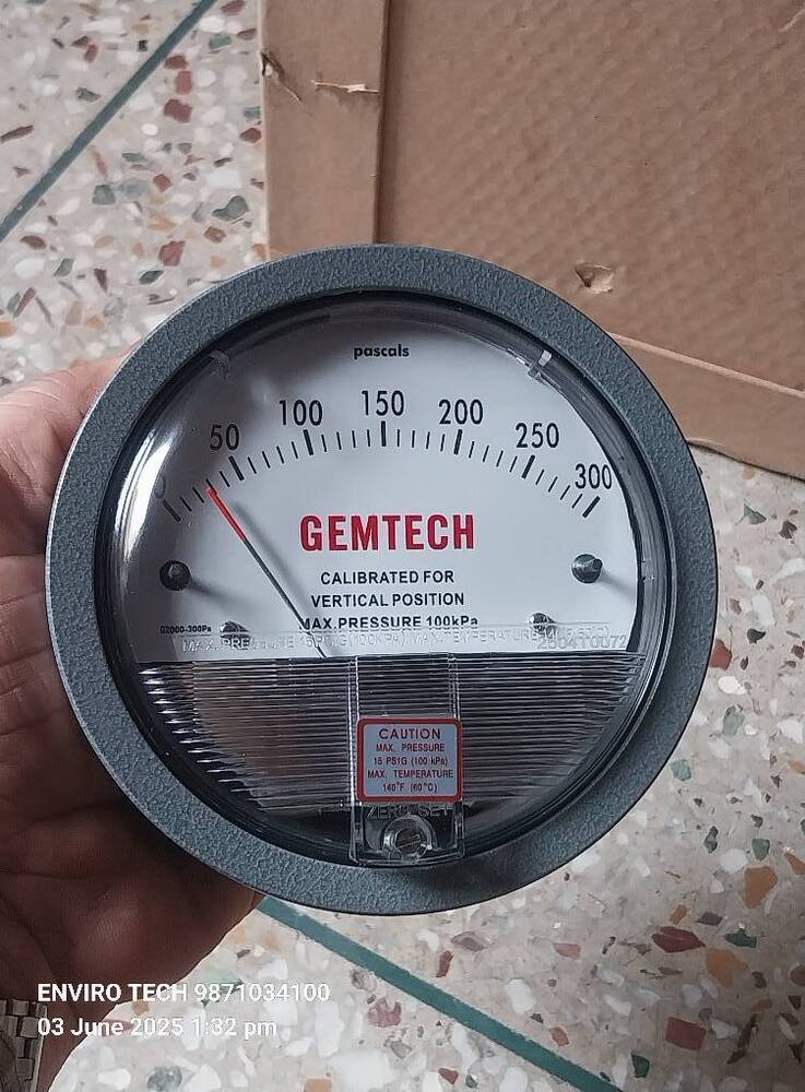 GEMTECH Differential Pressure Gauge Wholesaler For Jetpur Gujarat