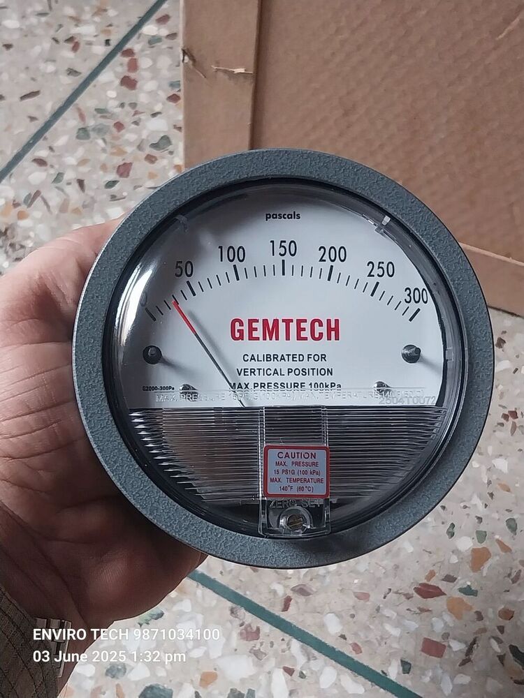 Wholesaler GEMTECH DIFFERENTIAL PRESSURE GAUGE FROM Lalitpur Uttar Pradesh