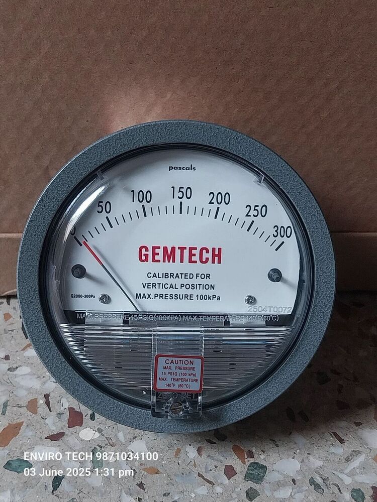 Wholesaler GEMTECH DIFFERENTIAL PRESSURE GAUGE FROM Lalitpur Uttar Pradesh