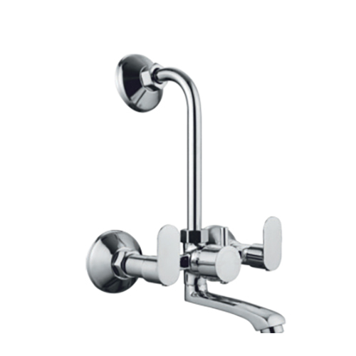 ZEN 0215 WALL MIXER 2 IN 1 WITH DISH FITTING