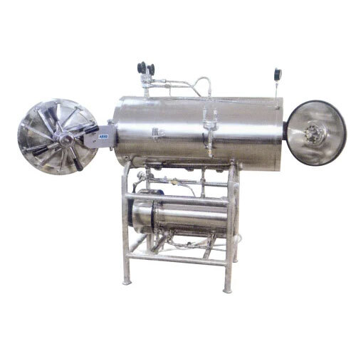 Horizontal Cylindrical High Pressure Steam Sterilizer Autoclave Double Door