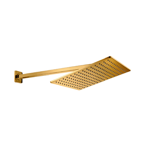 UTC-F-001G ULTRA THIN RAIN SHOWER COLORED GOLD