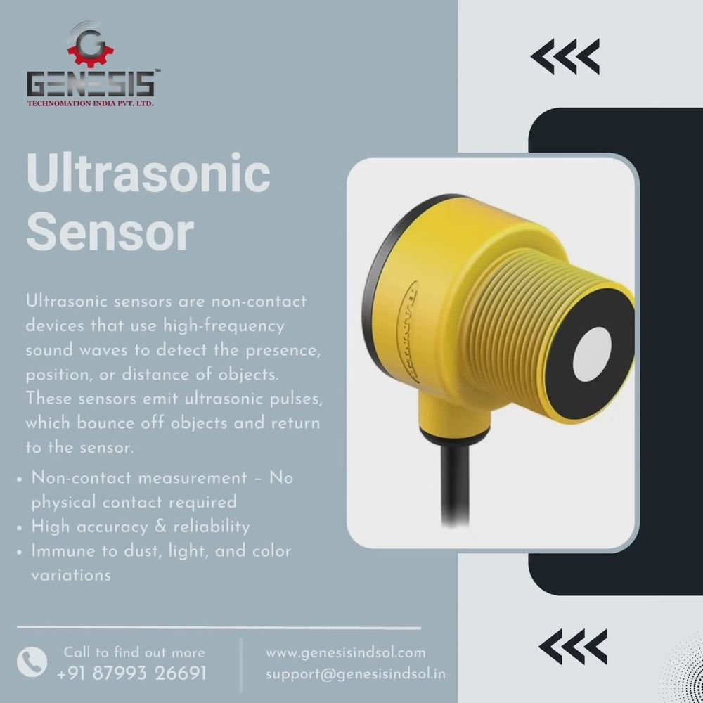 Ultrasonic Level Sensor - Application: Industrial