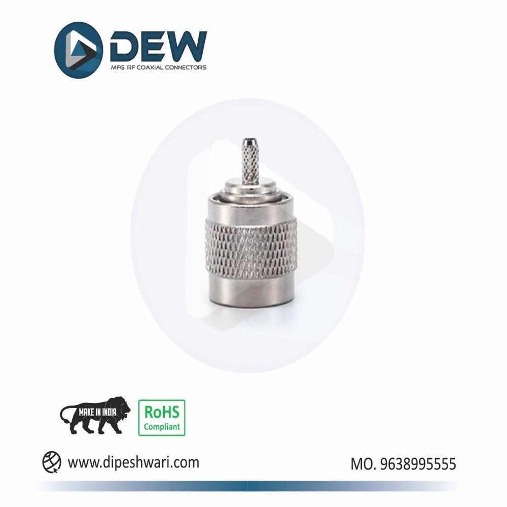 RP TNC MALE CRIMP FOR RG174 RG316 CABLE