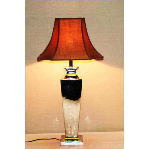 TLSC 017 Brass Sq Chrome Lamp